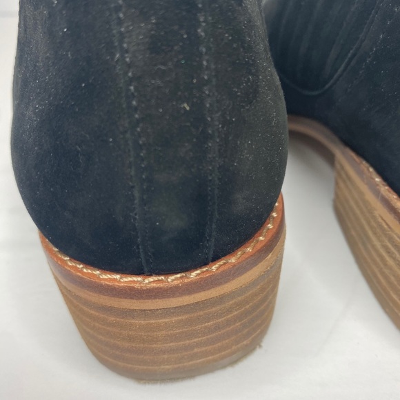 Aldo Suede Western Low Cut Bootie Black 11 - Picture 5 of 5